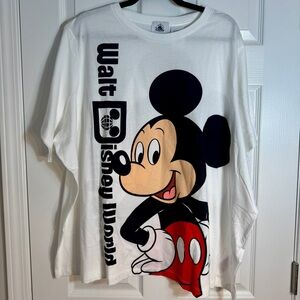 NWT. Disney Mickey Mouse graphic tee size 2X. Huge image of Mickey Mouse.